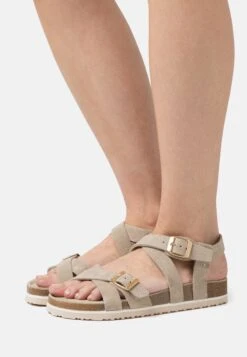 Pier One Leather - Sandales - Beige