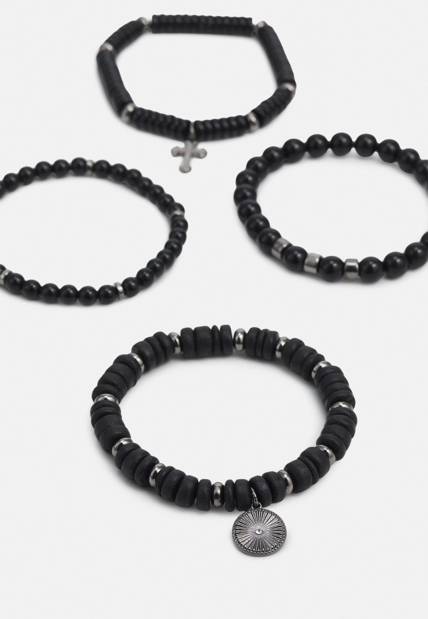 Pier One 4 Pack - Bracelet - Black 5 Pier One 4 Pack - Bracelet - Black – Image 3