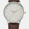 Pier One Montre - Brown/Silvercoloured -Pier One 5cbea6e04e1b42edbfeb17dce23c134e