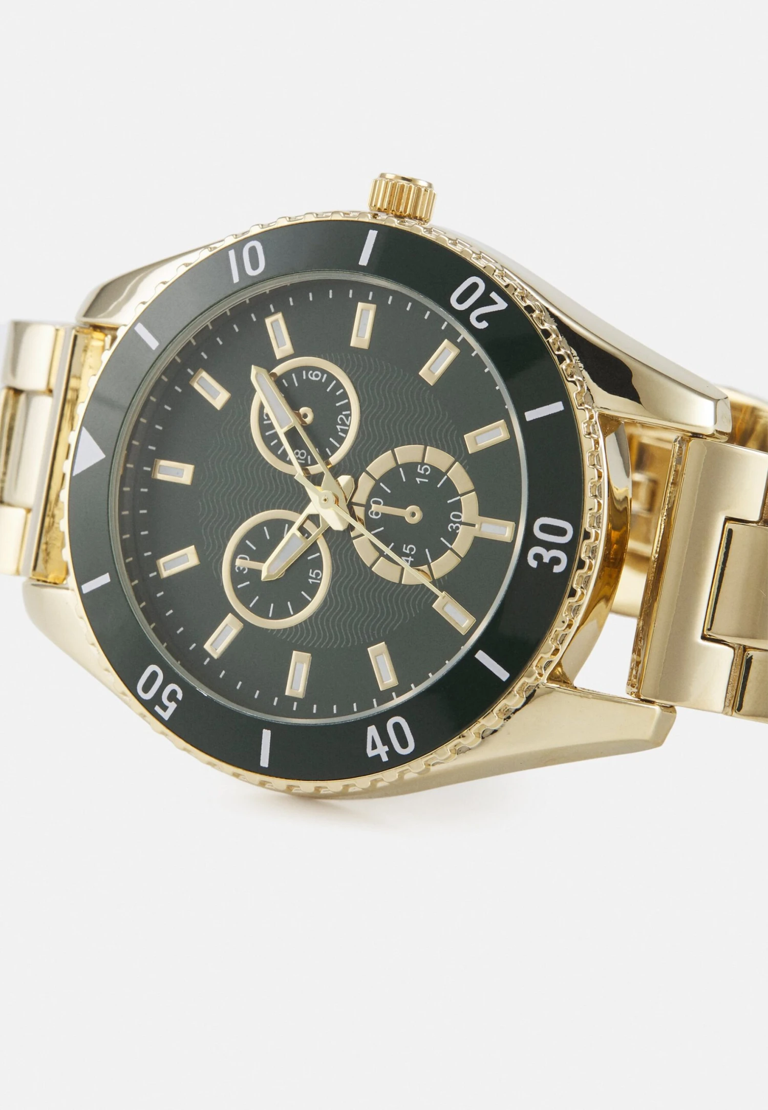 Pier One Unisex - Montre - Gold-Coloured/Green 6 Pier One Unisex - Montre - Gold-Coloured/Green – Image 4
