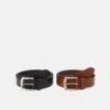 Pier One Leather 2 Pack - Ceinture - Cognac/Black 2 Pier One Leather 2 Pack - Ceinture - Cognac/Black -Pier One 7792092386d1430fbebc6bfbacb57a33