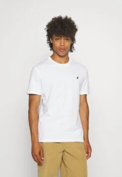 Pier One 3 Pack Unisex - T-Shirt Basique - White/Offwhite /Green -Pier One 8f10bd992eba4415850a380be2e3febd