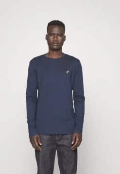 Pier One 3 Pack Unisex - T-Shirt À Manches Longues - White/Dark Blue/Bordeaux -Pier One 91bde994a55e4baeb94cab5db37ae649