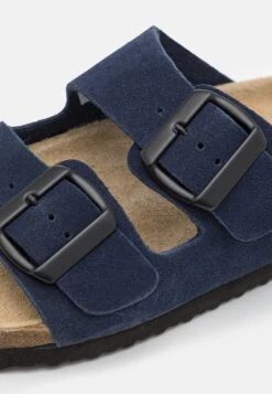 Pier One Leather Unisex - Chaussons - Dark Blue -Pier One a5a88158e25a4eb4b3e59dc262861c25