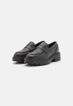 Pier One Leather - Mocassins - Black 10 Pier One Leather - Mocassins - Black -Pier One b15a0b2ee96b4043a6d56570d50403f8