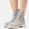 Pier One Leather - Bottines À Plateau - Grey -Pier One b18ed913e28c4ea89127b5881f3c5995