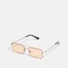 Pier One Unisex - Lunettes De Soleil - Silver-Coloured, Orange -Pier One b33976f6e44349a1b7687bc073608575