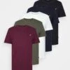 Pier One Unisex 5 Pack - T-Shirt Basique - White/Brown/Dark Blue 2 Pier One Unisex 5 Pack - T-Shirt Basique - White/Brown/Dark Blue -Pier One bd6151aea1784537a374fbb05bf4ae08