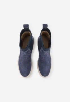 Pier One Leather - Bottines À Plateau - Dark Blue -Pier One c9c9ad5af9b94ee991e135937eea3a78