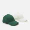 Pier One Unisex 2 Pack - Casquette - Green/Off White
